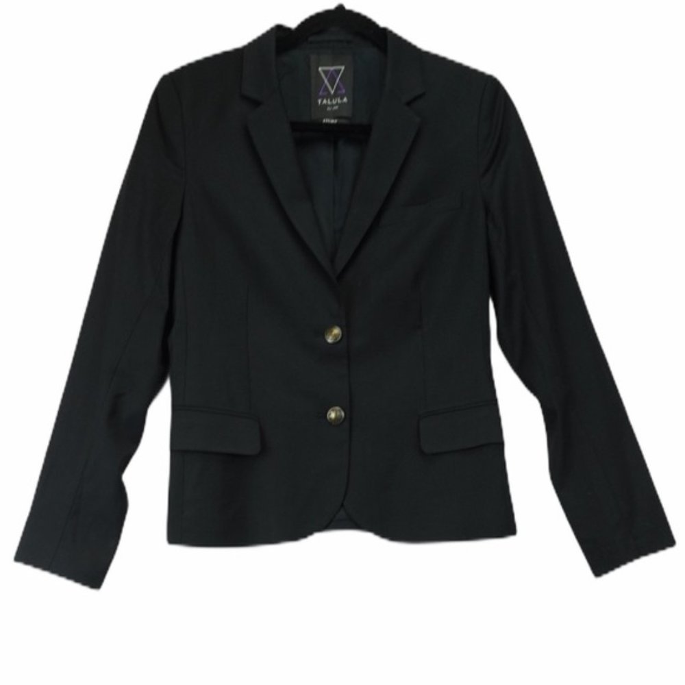 Talula size 8 black wool lined blazer